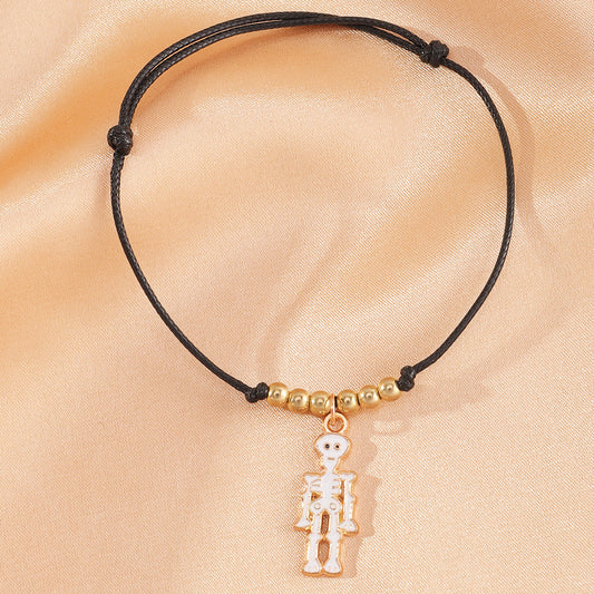 Funny And Fun Scary Skeleton Skull Bracelet